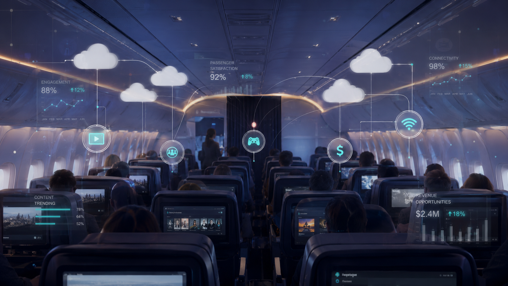 Turning complex airline analytics into a story that sells.